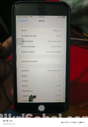 Iphone 6s plus